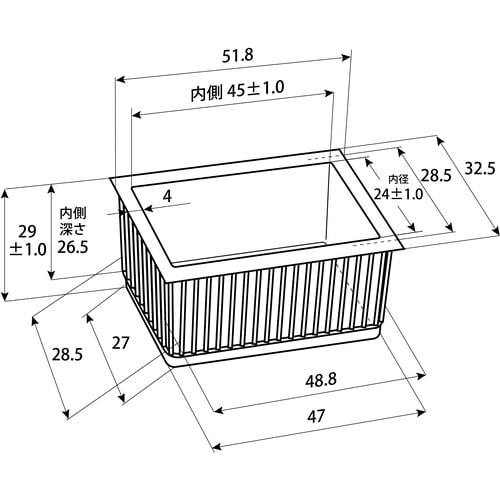 WAKI イスキャップB薄茶平 BC−302 24