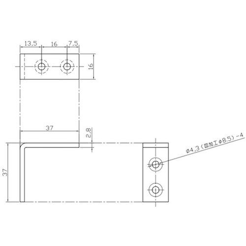 WAKI ユニクロ隅金特厚金折 BK−042 35