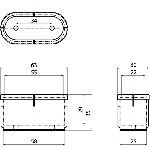 WAKI WフェルトキャップB BC−715DBナ