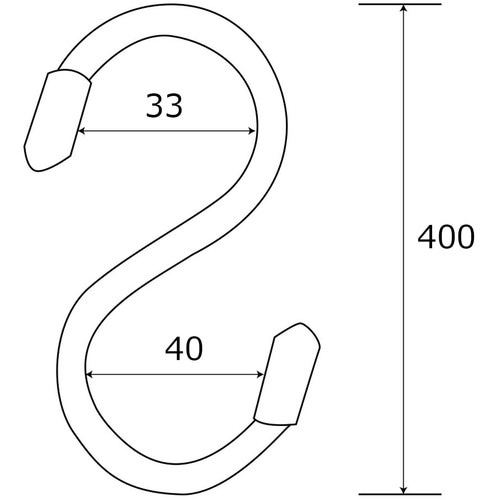 WAKI ステンSカン SS108 40X400