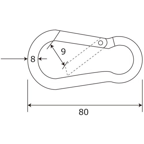 WAKI STスプリングフック 15−409 8X