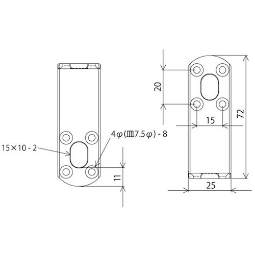 WAKI 補助金具ステイ BS−613 NO13
