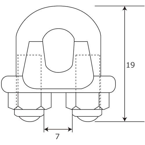 WAKI ステンワイヤクリップ 15−210 (2