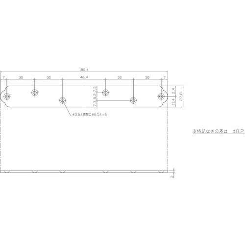 WAKI ユニクロ一文字継手 BY−031 180