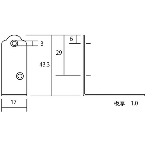 WAKI カラー隅金 金折 白 IH−014 43