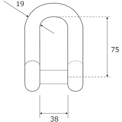 WAKI ネジシャックル 15−305 19MM
