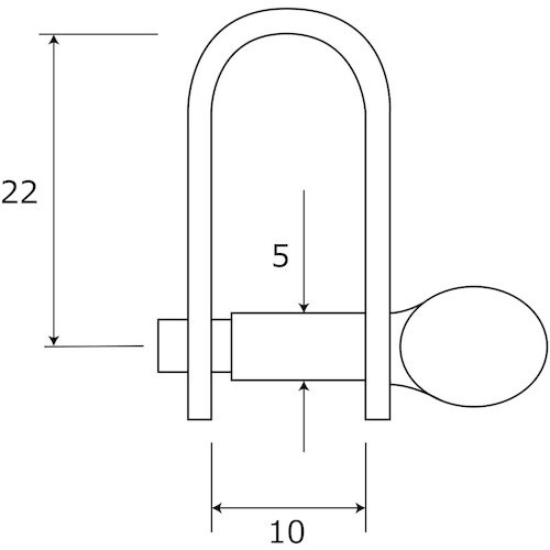 WAKI シートシャックル BK−661 ST 4