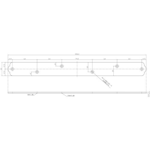 WAKI ユニクロ一文字継手 BY−028 360