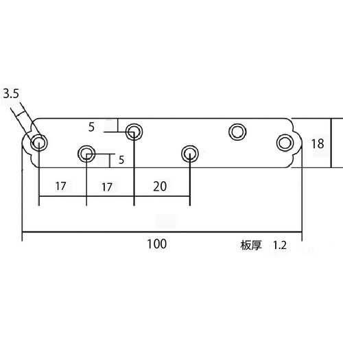 WAKI カラー隅金 一文字茶 IH−045 10