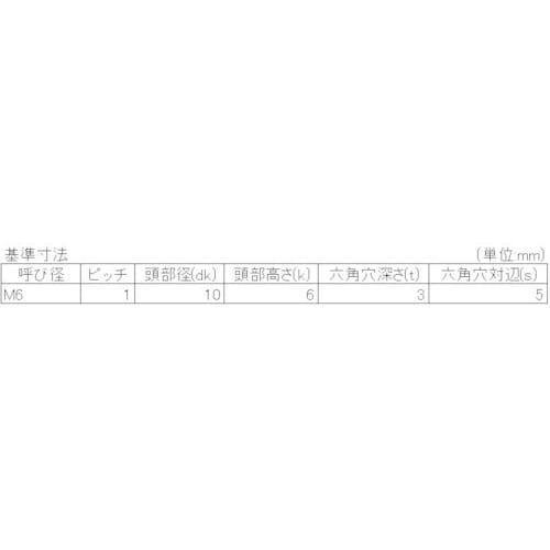 YAHATA 樹脂(PPS) 六角穴付ボルト M6