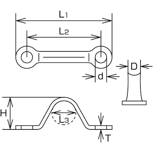 水本 アイプレート シートアイストラップ ピッチ3