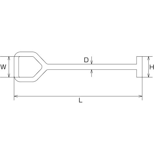 水本 車体ドア留め金具C型 全長137mm