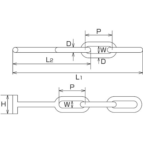 水本 車体ドア留め金具B型 全長156mm