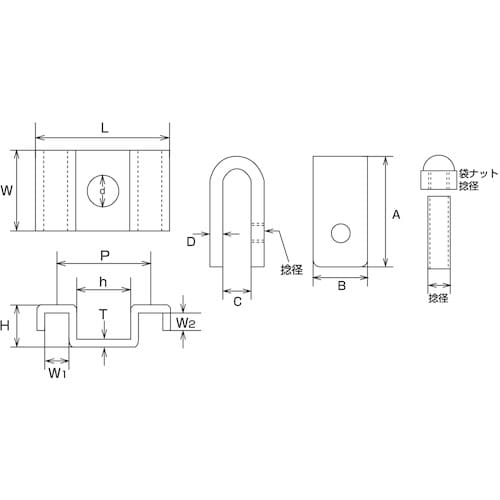 水本 グレーチングクリップGCG型 ピッチ31mm