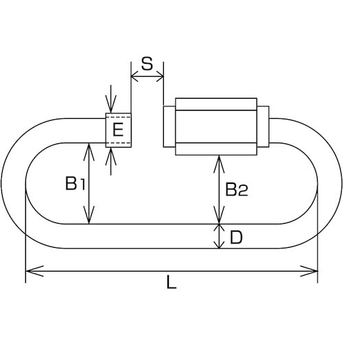 水本 口広リングキャッチ 線径6mm