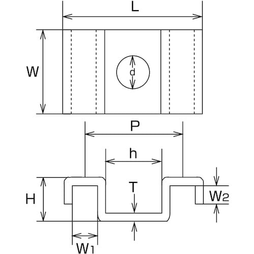 水本 グレーチングクリップGCF型 ピッチ31mm