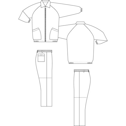 ミドリ安全 クリーンウェア 男子クリーンスラックス