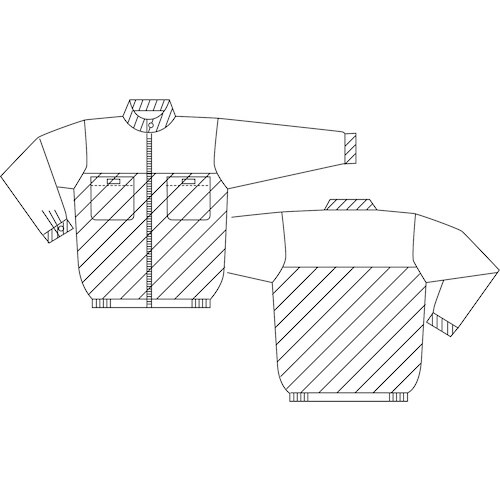 ミドリ安全 クリーンウェア 男女共用 上衣 S31