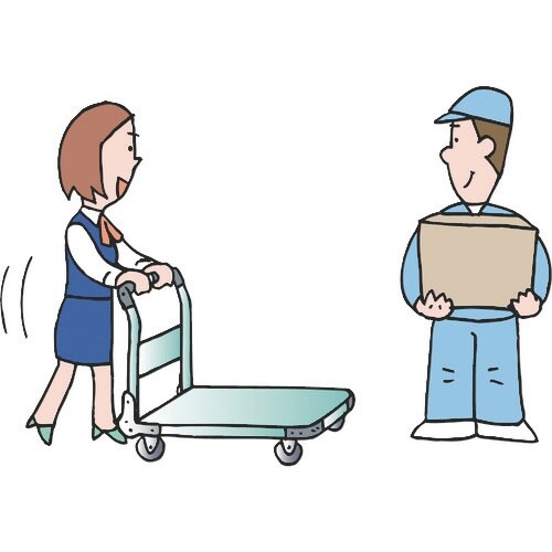 TRUSCO 鋼鉄製運搬車 800X450 Φ10