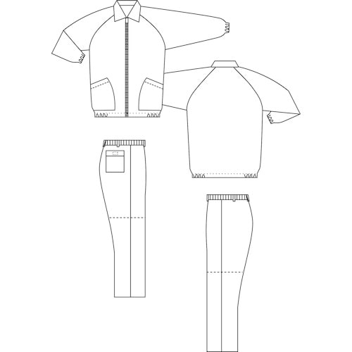 ミドリ安全 クリーンウェア 男女共用 上衣 S32