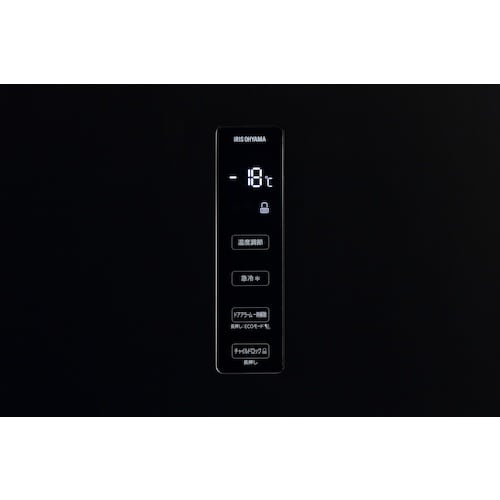 IRIS 574341 冷凍庫 272L ブラック