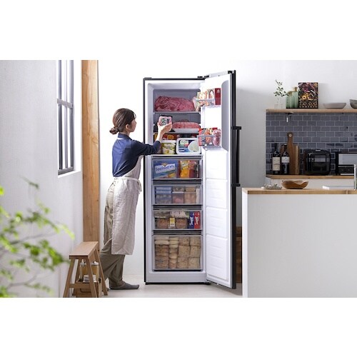 IRIS 574341 冷凍庫 272L ブラック