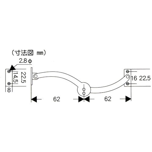 WAKI 真鍮タスキステー左右 VF−114 12