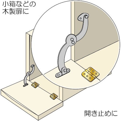 WAKI 真鍮タスキステー左右 VF−115 15