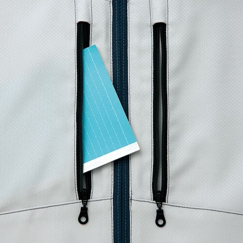 アイトス エコプロダクト長袖ブルゾン ネイビーXシ