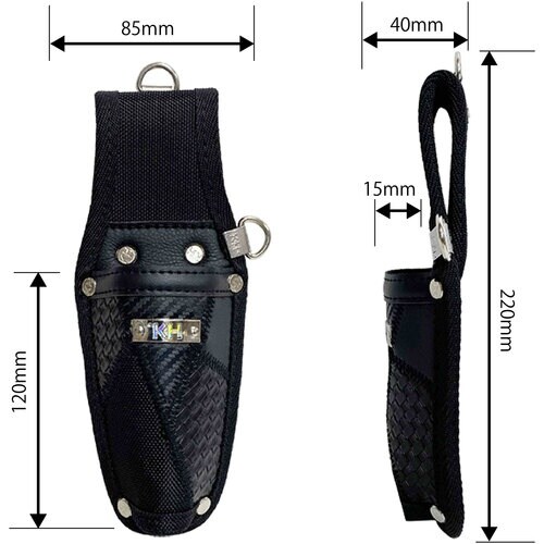 KH ギャザーフランケン工具ホルダー1P 黒