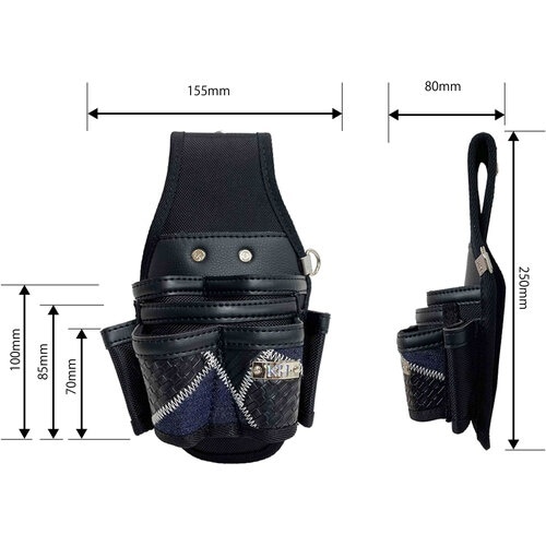 KH ギャザーフランケン工具ホルダー7P 紺