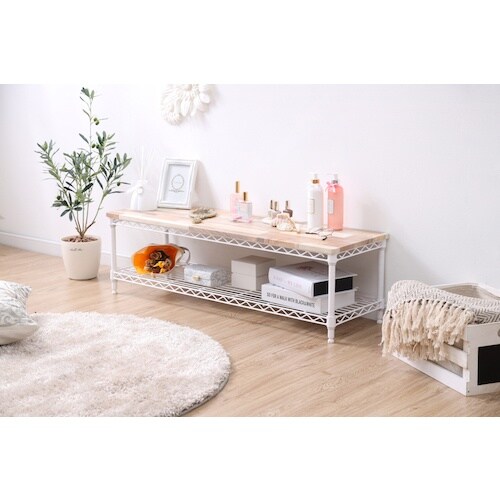 IRIS 531690 カラーメタルラック ローボ