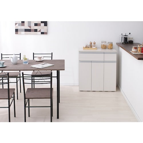 IRIS 251105 ペールカウンター オフホワ