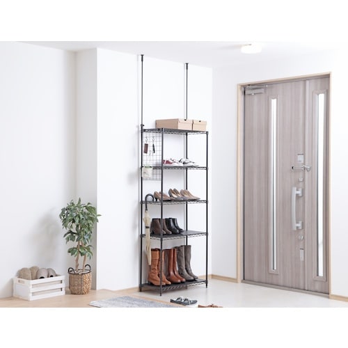 IRIS 536416 カラーメタルラック 突っ張