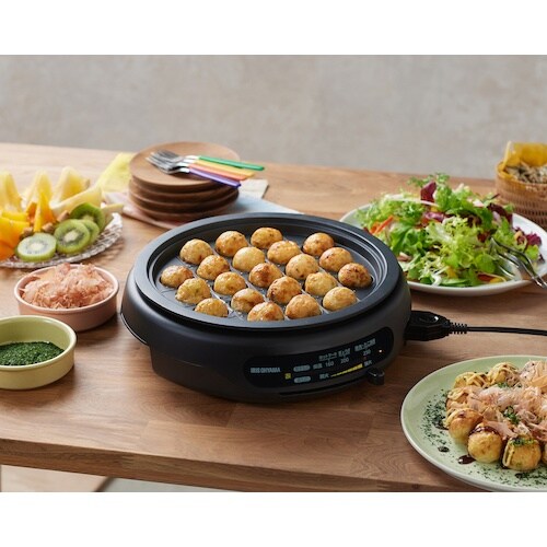 IRIS 517816グリルなべ3枚プレート 黒