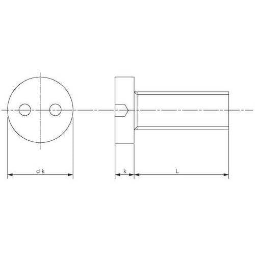 SUNCO SUSツーホール(ヒラコ 8×20 (