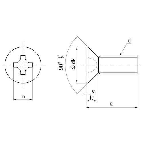 SUNCO 黒ニッケルBS(+)サラ小ネジ 3×1