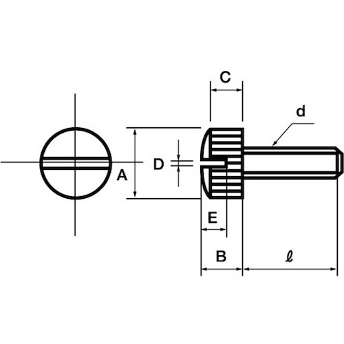 SUNCO 生地ECO−BS(−)ローレットビス6