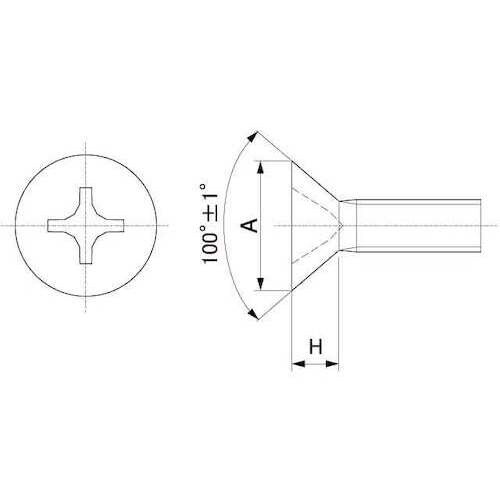 SUNCO ステン+UNC(FLAT(皿角度100