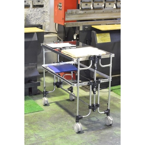 トクヤマ 折りたたみ式作業台ワゴン