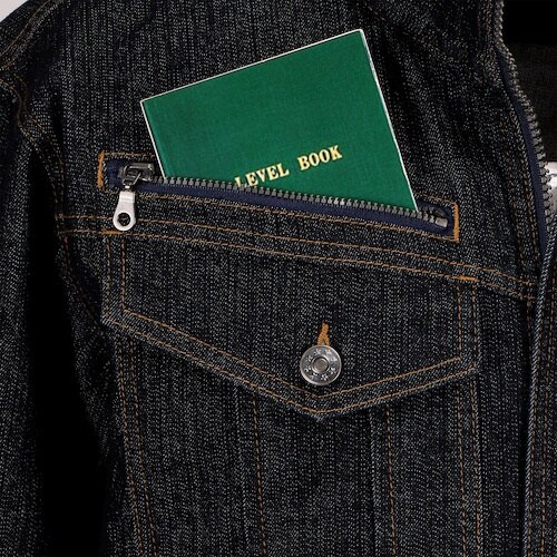 カジメイク 6820 激ラクデニムブルゾン ネイビ