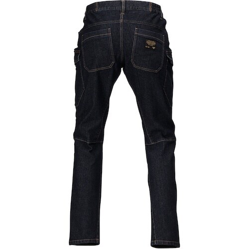 カジメイク 6824 激ラクデニムカーゴ ネイビー