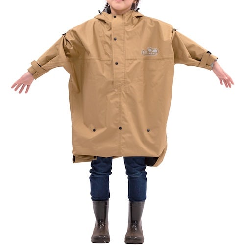 カジメイク 7442 ハイポンチョキッズ ベージュ