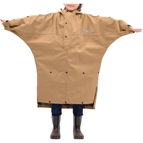 カジメイク 7442 ハイポンチョキッズ オリーブ