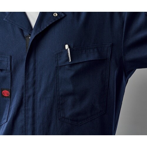 AUTO−BI 半袖つなぎ服6401−012チャコ