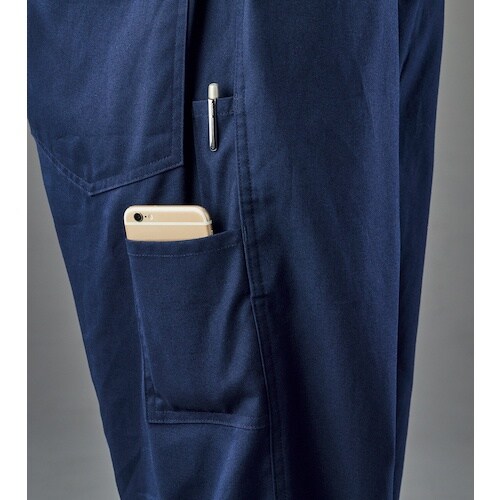 AUTO−BI 半袖つなぎ服6401−001ネイビ