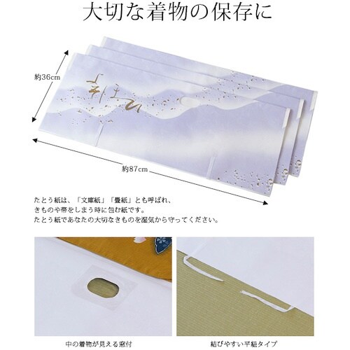 アイメディア たとう紙 波柄 3枚セット