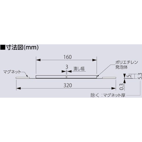 ユニット プリズムクッション MG付 青/白