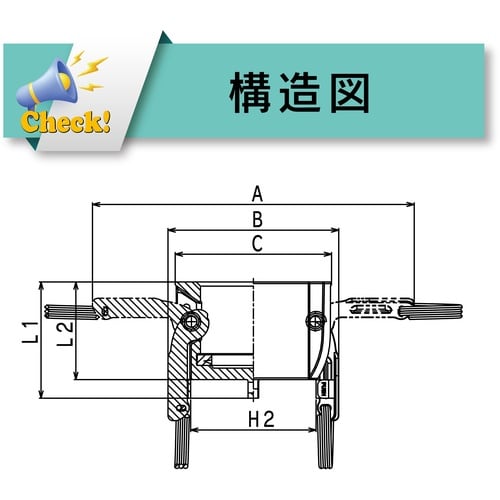 TOYOX カムロック ツインロックタイプカプラー