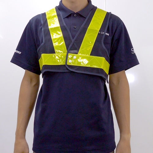 グリーンクロス 安全ピカベスト ショート 紺 ZS